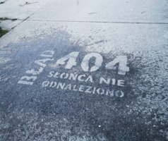 slonca nie odnaleziono